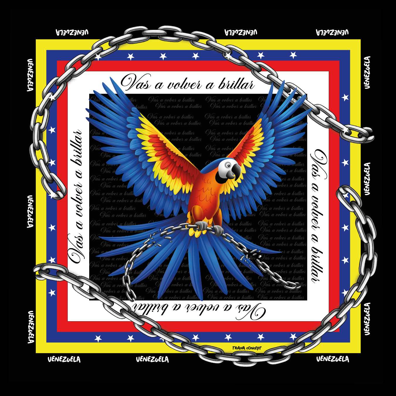 PAÑOLETA GUACAMAYA