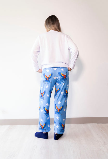 SET DE PIJAMA CELESTE DE GUACAMAYA