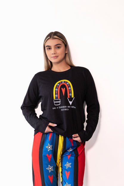 SET DE PIJAMAS VAS A ESCRIBIR UNA NUEVA HISTORIA