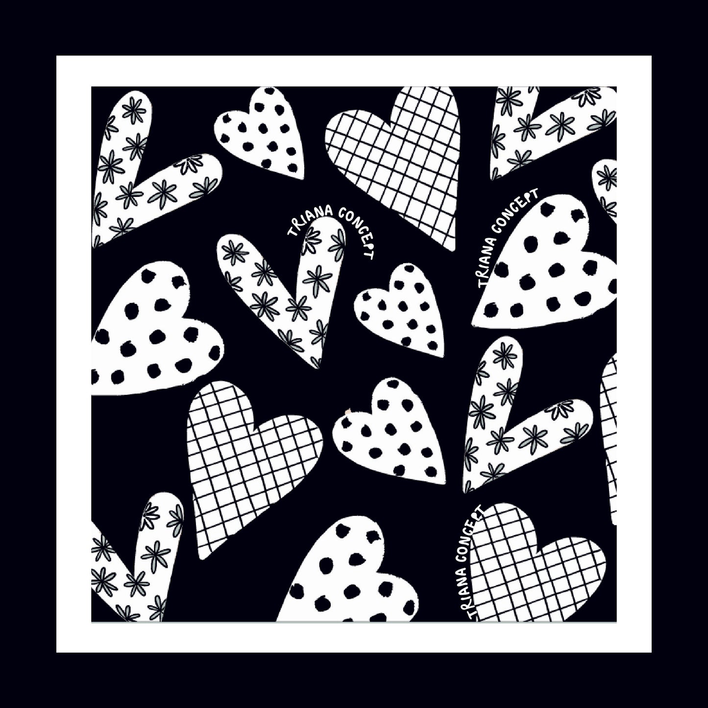 PAÑOLETA DE CORAZONES