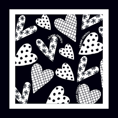 PAÑOLETA DE CORAZONES